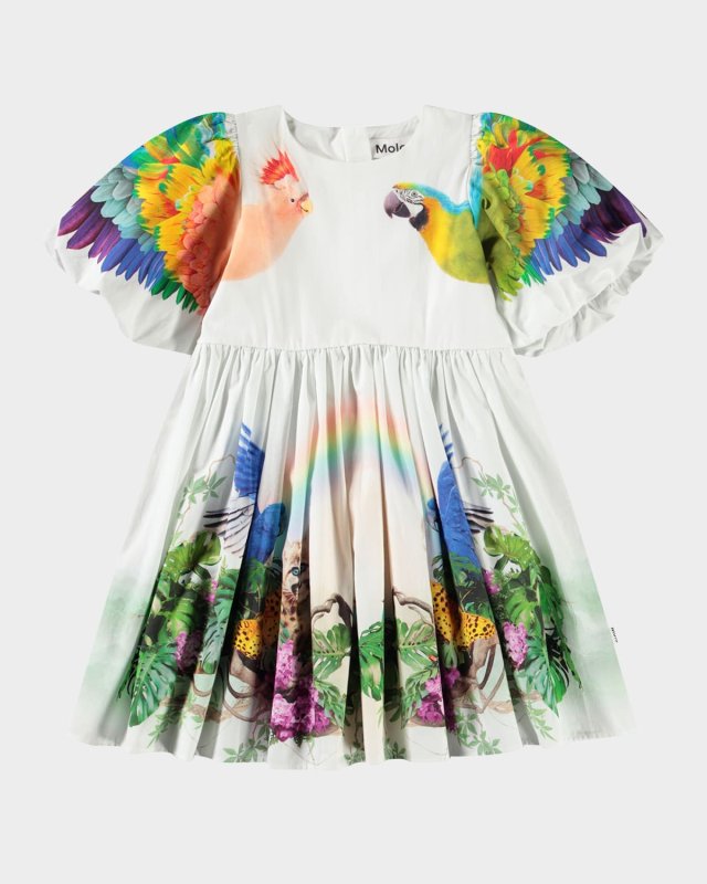 Girl's Chica Printed Dress, Size 7-8
